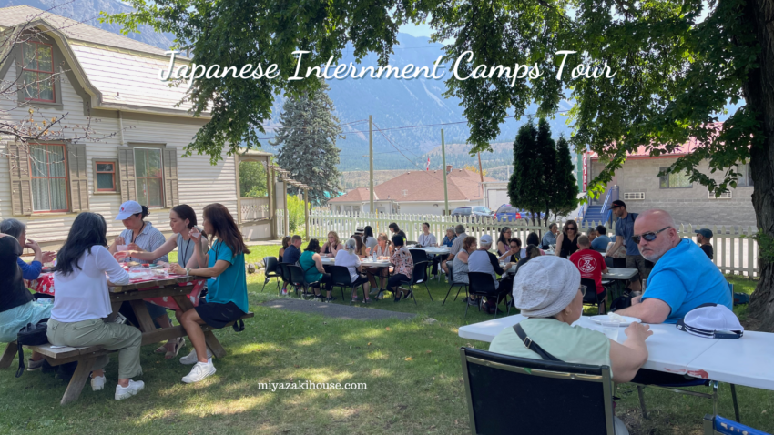 Japanese internment camp bus tour lunch