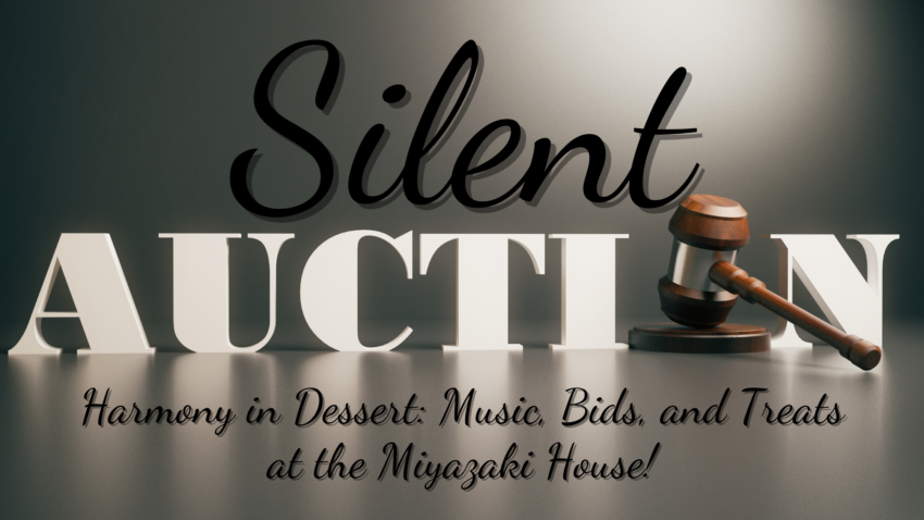 Harmony in Dessert, a silent auction featuring music, bids, and dessert.